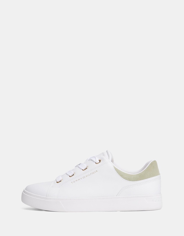 Tommy Hilfiger - Leather Cupsole Sneakers - Women's