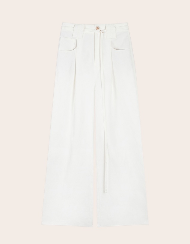IDA+S - Rosie White Wide Leg Pants
