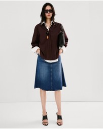 M.N.G - Midi Denim Skirt