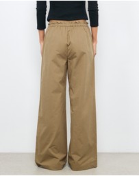 AERE - Organic Cotton Poplin Stripe Pants