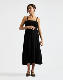 Ripe Maternity - Blair Shirred Dress