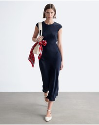 & Other Stories - Fitted Satin Maxi Dress