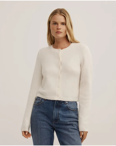 Witchery - Fluffy Button Cardigan