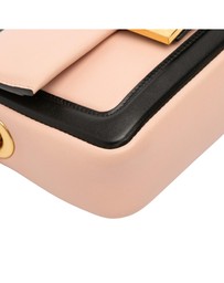Pre-Loved by Azura Reborn - Pre-Loved Mini Bicolor Nappa Apolo Chain Baguette Shoulder Bag