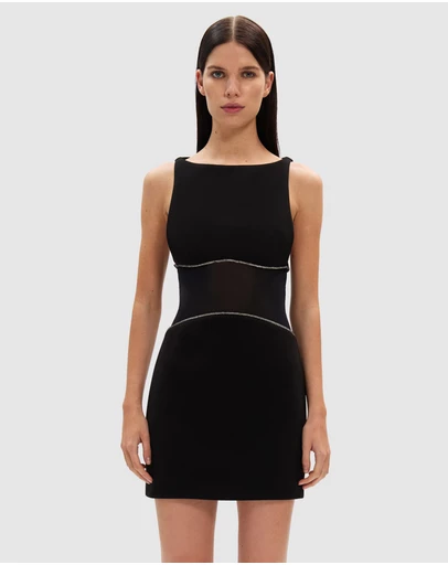 MISHA - Jade Bonded Mini Dress
