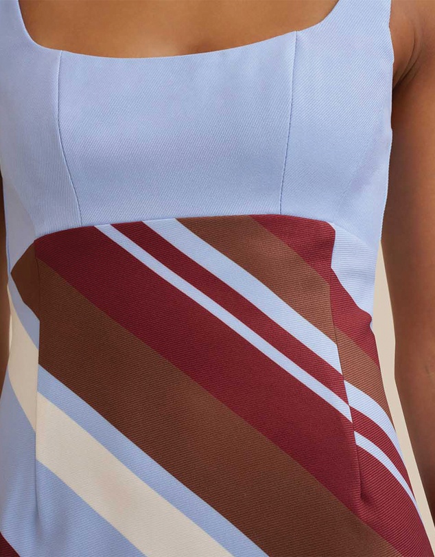 BY JOHNNY. - Sabina Stripe Mini Dress