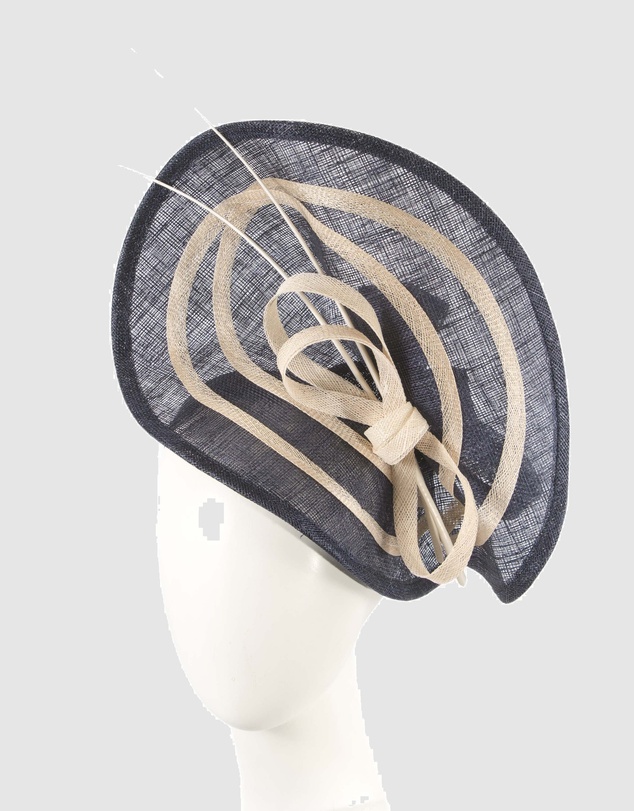Max Alexander - Large Navy Racing Fascinator