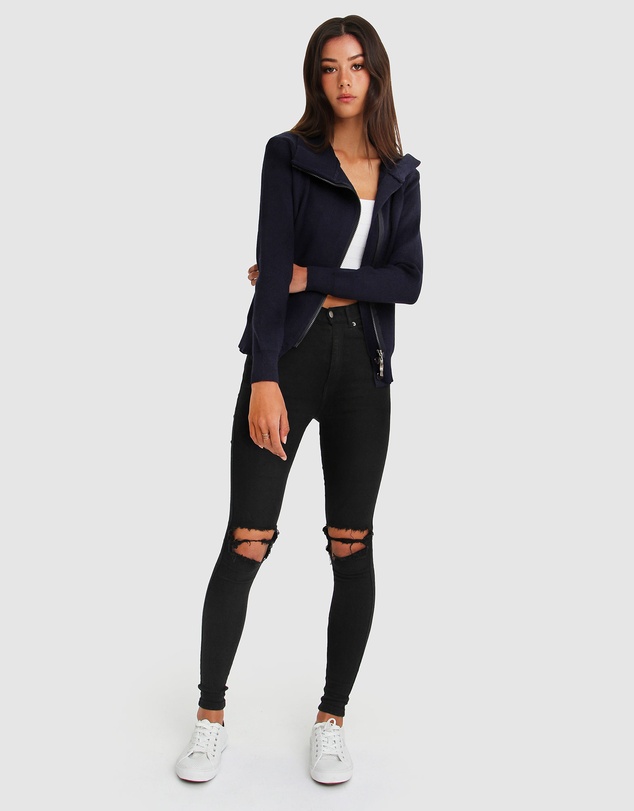 Belle & Bloom - Brother’s Zip Front Jumper