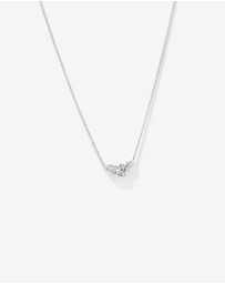 Michael Hill - Round Brilliant Cut Cubic Zirconia Cable Chain Necklace in Sterling Silver