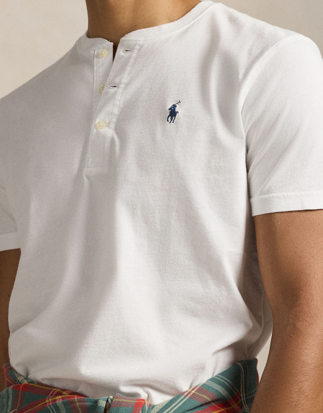 Polo Ralph Lauren - Slub Jersey Short-Sleeve Henley Shirt