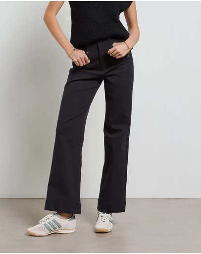 DRICOPER DENIM - Maarte Black Wide Leg Jeans