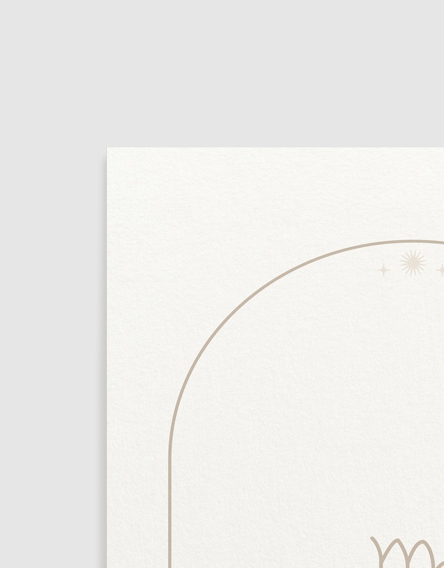 Olive et Oriel - Virgo Zodiac Art Print A3