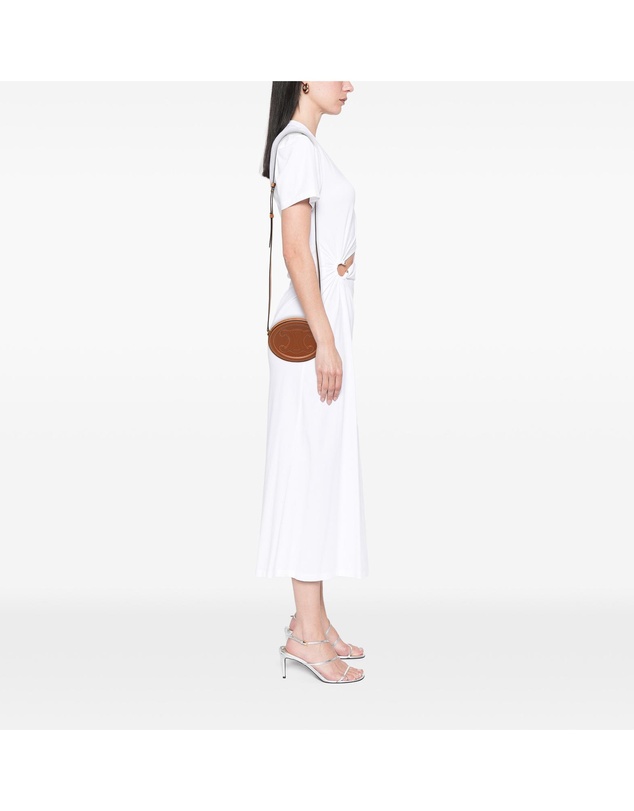 Pre-Loved by Azura Reborn - Pre-Loved Small Calfskin Cuir Triomphe Oval Crossbody