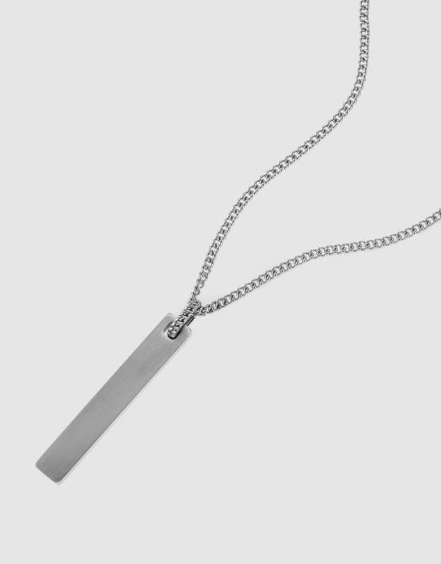 Fossil - Fossil Vintage Casual Silver Necklace JF03988040
