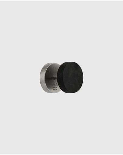 Najo - Torque 10mm Carbon Fibre, Steel Reversible Earring
