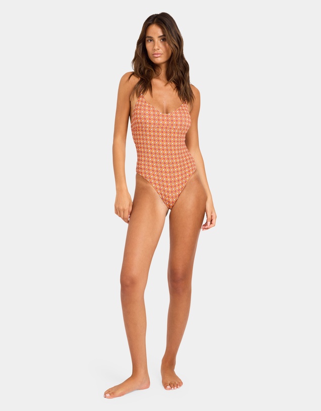 Roxy - Womens Aurora Mod One Piece Swimsuit