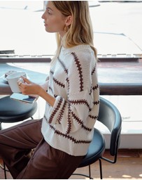 Ceres Life - Lila Oversized Knit Crew