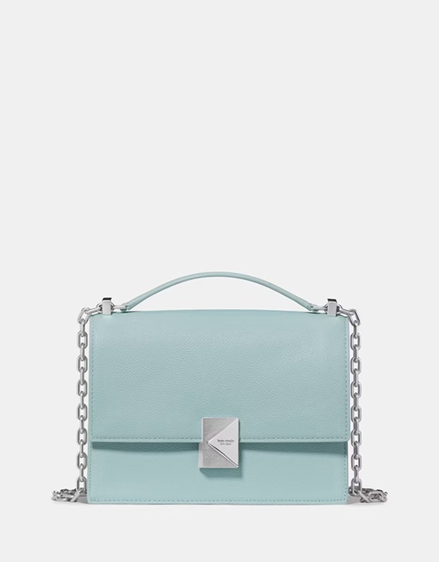 Kate Spade - Deco Pebbled Leather Chain Shoulder