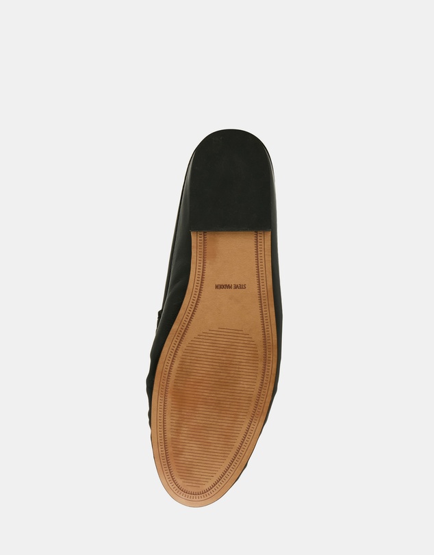 Steve Madden - Rafe Black Leather Loafers