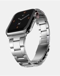 Friendie - Stainless Steel Link Bracelet Band - The Sydney - Apple Watch Compatible