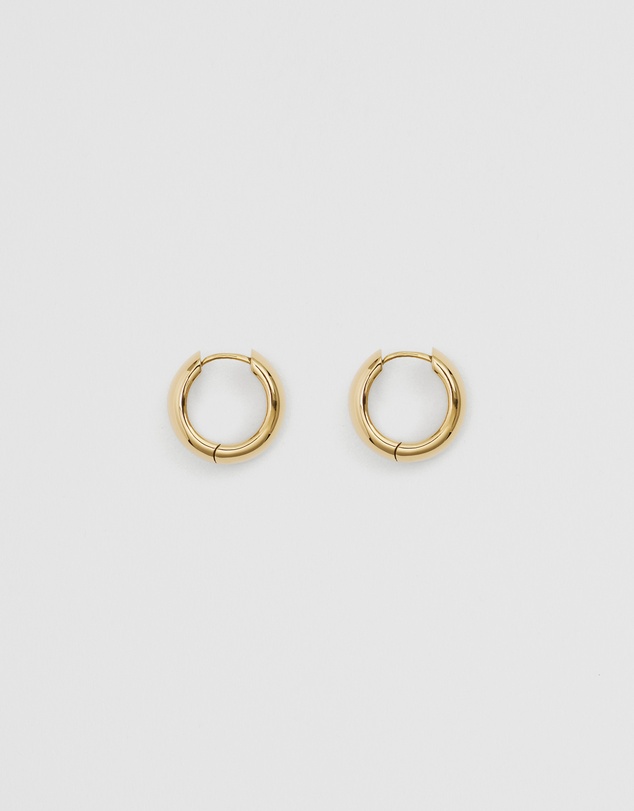 Country Road - Tarnish-resistant Large Wide Hoop
