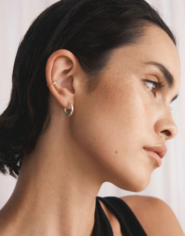 SAINT VALENTINE - Classic Hoops Small - Silver