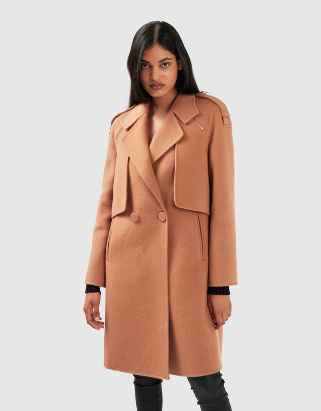Belle & Bloom - Palm City Wool Blend Coat