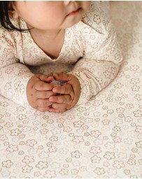 Kynd Baby - Fitted Cot Sheet in Spring Blossom