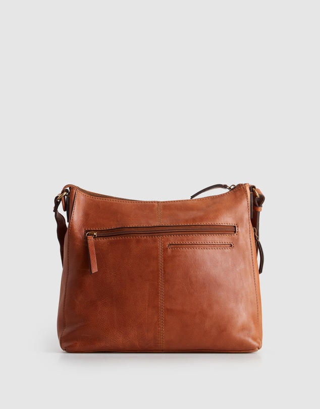 Evity - Maya Leather Large Crossbody Bag