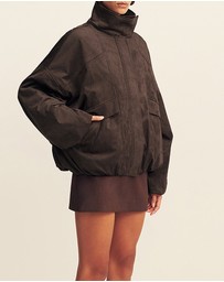 Shona Joy - Ernest Funnel Neck Bomber Jacket
