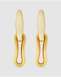 Oroton - Livia Enamel Drop Earrings