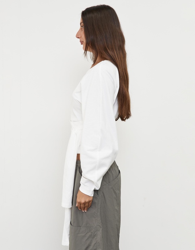Pinky & Kamal - Waist Wrap LS top