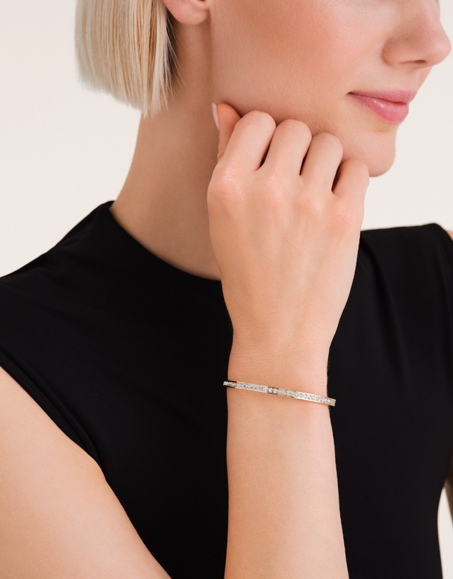 Rosefield - Crystal Gold-Tone Bangle