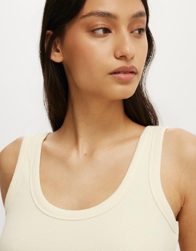 Cotton On - Blake Rib Scoop Tank