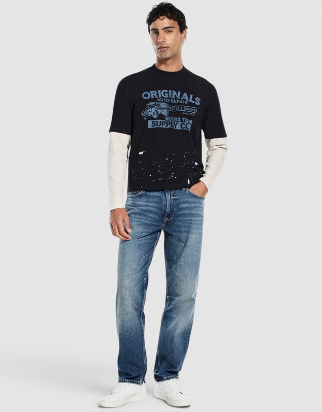 GUESS Originals - GUESS Originals Double Layered T-Shirt