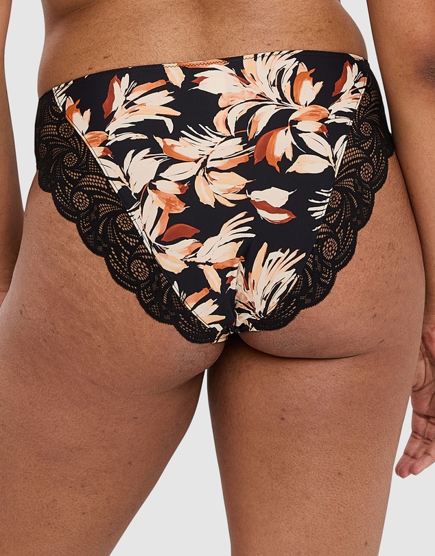 Sans Complexe - Ariane Fantaisy Microfibre & Lace Bikini Brief