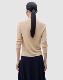M.N.G - V-Neck Lurex Sweater