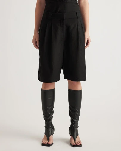 Decjuba - Gwen Linen Blend Shorts