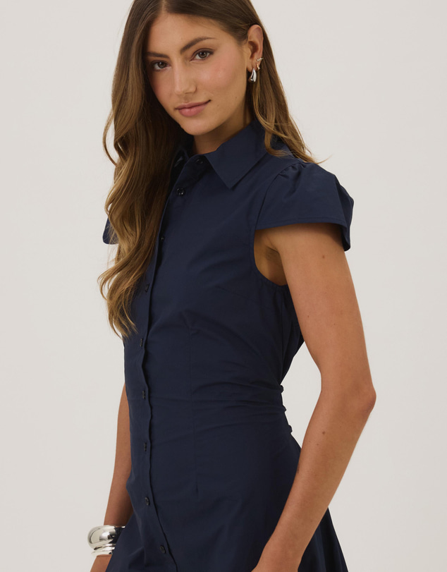 Atmos&Here - Vivienne Tie Back Shirt Dress