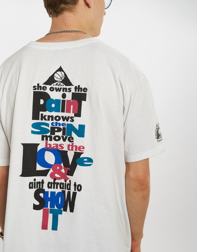 Vintage by The Real Deal - Pre Loved - 90s Reebok 'Above The Rim' Tee