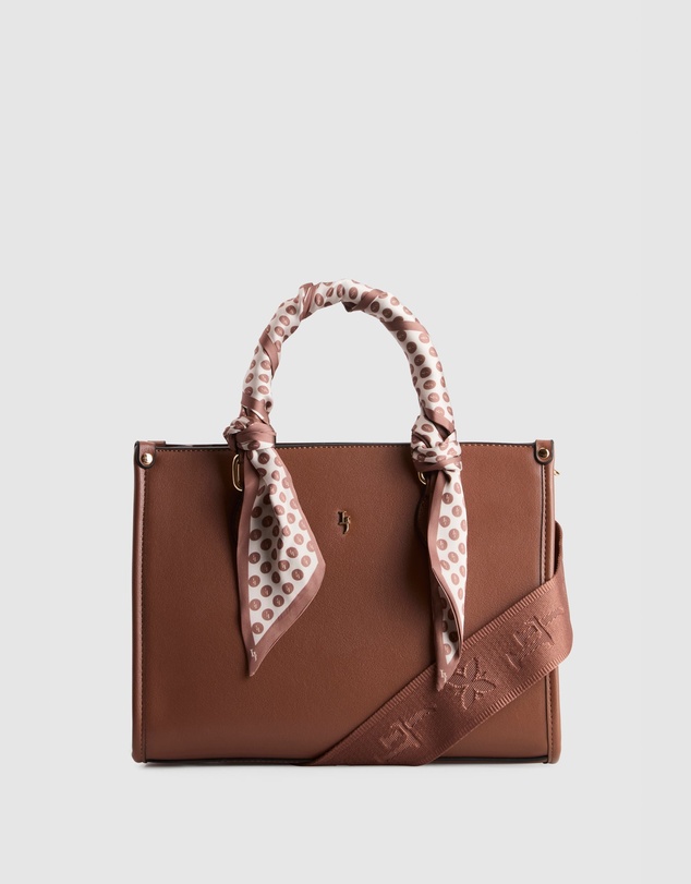 Laura Jones - Small Tote Bag With Scarf