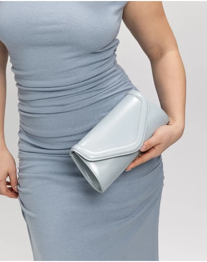 Morgan & Taylor - Cleo Clutch in Light Blue