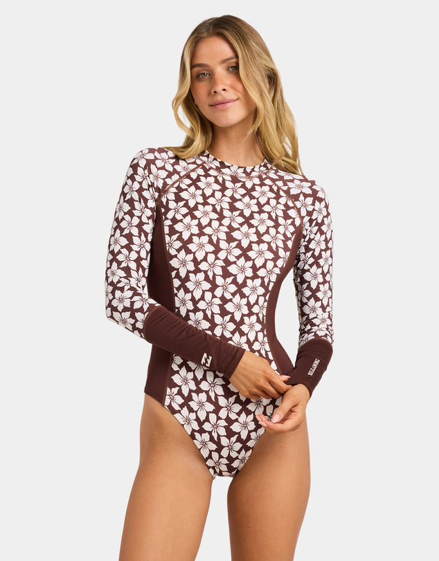 Billabong - Womens Playa Sol Long Sleeve Bodysuit Rashguard