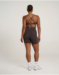 STAX. - Crossback Sports Crop Astryx - Truffle