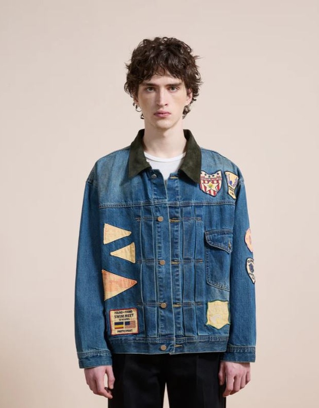 Found - Denim Patchwork Jacket