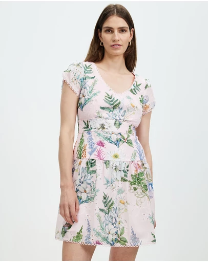 Honey and Beau - All the Kisses A Line Dress