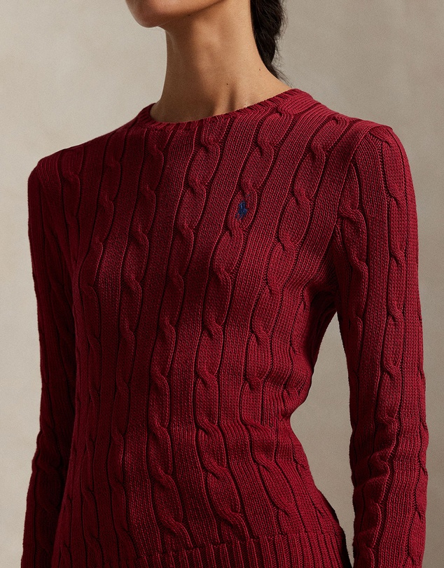 Polo Ralph Lauren - Cable-Knit Cotton Crewneck Sweater