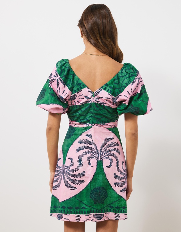Atmos&Here - Maldives Linen Blend Mini Dress