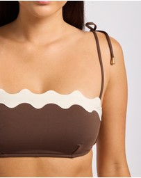 Seafolly - Ric Rac Bustier Bandeau Bikini Top