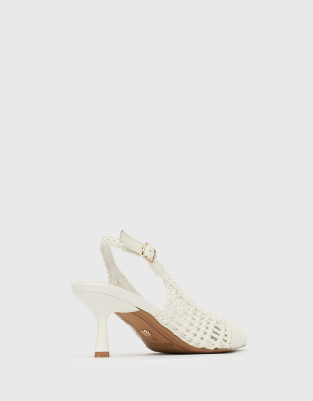 Betts - Paradise Woven Slingback Pumps